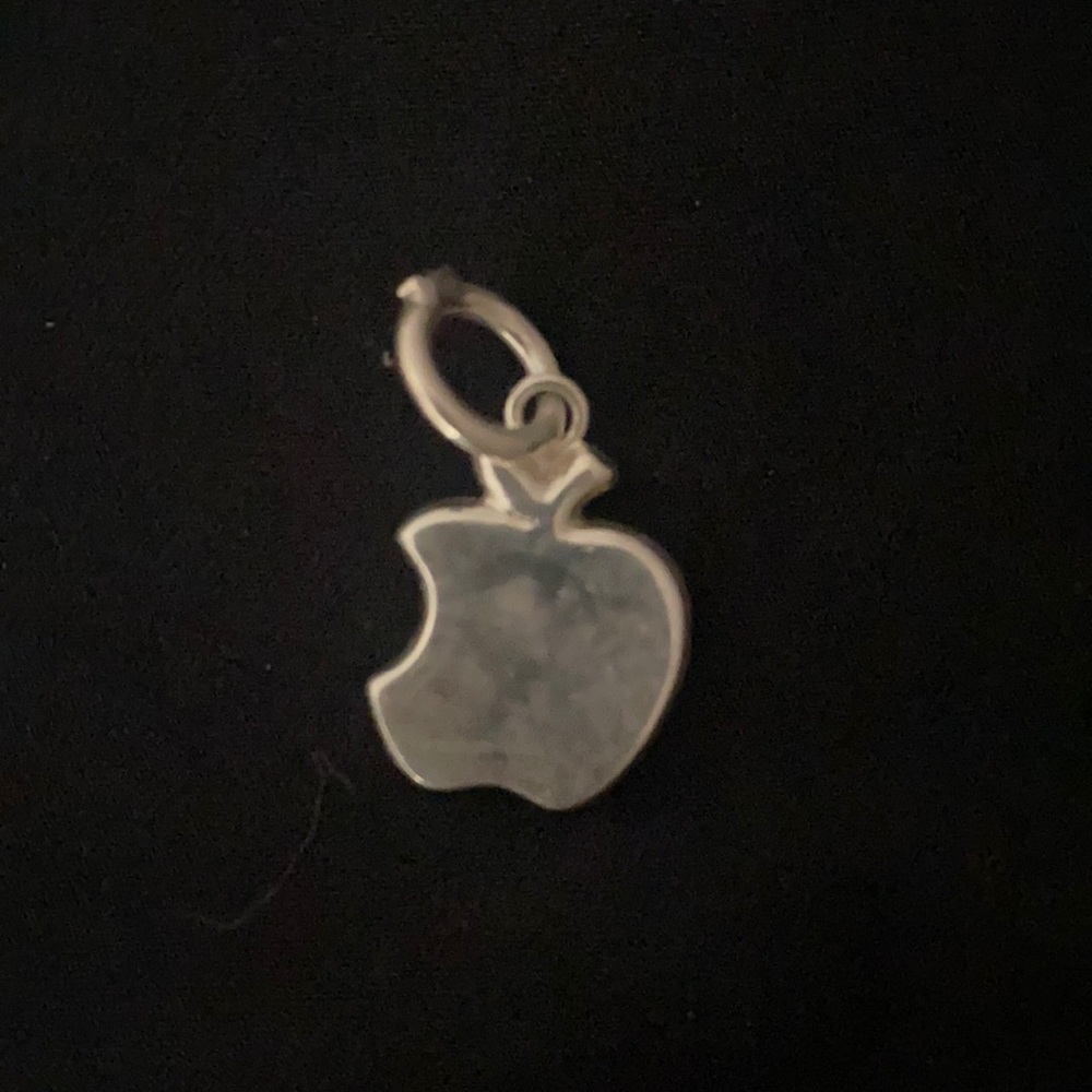 Silver Apple pendant